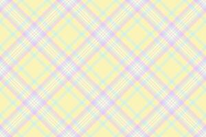 Sparse fabric textile pattern, 1950s seamless background. Eps texture tartan check plaid in light and white colors. vector
