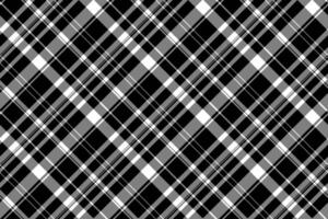 Christmas ornament texture plaid background, handsome seamless check. Many fabric textile tartan pattern in gray and black colors. vector