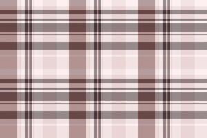 Manufacture texture check seamless, long textile background . Flannel pattern tartan fabric plaid in light and sea shell colors. vector