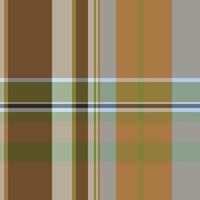 Doodle tartan textile, mat check plaid texture. Size background seamless fabric pattern in pastel and orange colors. vector