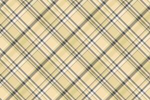 Nostalgic check pattern , quilted texture plaid background. Skirt textile fabric tartan seamless in pastel and amber colors. vector