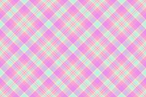 Top seamless tartan pattern, backdrop background fabric textile. Pajamas texture plaid check in light and pink colors. vector