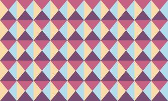 Geometric pastel triangle pattern. A seamless, repeating design ideal for backgrounds, textiles, website design, or any project needing a modern, visually appealing texture. vector