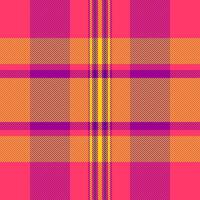 20s textile fabric seamless, beige check texture . Poster plaid background tartan pattern in red and yellow colors. vector