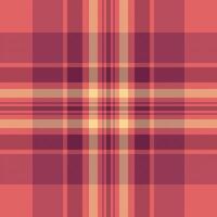 Elegant coral, mauve, and beige plaid pattern. Perfect for textile designs, website backgrounds, or autumnthemed projects. This sophisticated, seamless texture evokes warmth and comfort. vector