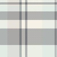 Hounds plaid fabric textile, mix seamless check background. Valentine pattern tartan texture in white and gray quill colors. vector