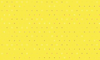 Vibrant yellow background adorned with a delicate, repeating pattern of tiny pastel dots. Perfect for cheerful designs, websites, presentations, or as a playful texture overlay. vector