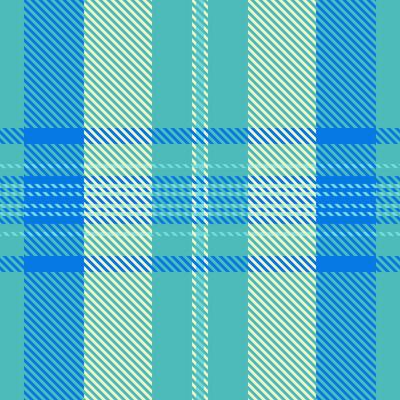 Rectangle plaid textile, rag seamless tartan pattern. Neutral check fabric texture background in teal and cyan colors.