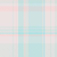 Delicate pastel plaid pattern in soft pink and aqua blue. Ideal for textile design, fashion, and branding projects. Evokes feelings of serenity, femininity, and gentle style. vector