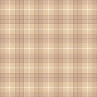 Fur plaid seamless , outline textile fabric texture. Nice check pattern tartan background in light and orange colors. vector