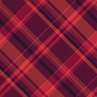Vibrant diagonal plaid pattern in rich burgundy and coral tones. Perfect for textile designs, fallthemed projects, or adding a touch of sophisticated texture to your work. vector