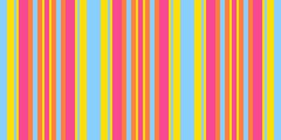 Vibrant vertical stripes in pink, yellow, and light blue create a cheerful, playful pattern. Perfect for backgrounds, textile designs, or summerthemed projects. vector