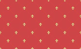 A red and gold wallpaper with a pattern vector