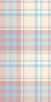 Pastel pink and blue plaid pattern. Soft, delicate texture ideal for textile design, fashion, and website backgrounds. Evokes feelings of calmness and tranquility. vector