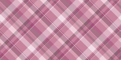 Elegant pink plaid pattern. Versatile backdrop for fashion, textiles, and design projects. Adds a touch of classic charm with a modern aesthetic. vector