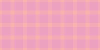 Robe seamless plaid tartan, linear textile background pattern. Handkerchief texture check fabric in red and pink colors. vector