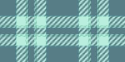 Serene teal and mint plaid pattern. Perfect for textile design, website backgrounds, or fashion projects. Subtle texture adds visual interest. Evokes feelings of calm and tranquility. vector