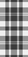 Classic black and white plaid pattern. Perfect for textile designs, website backgrounds, or packaging. This timeless pattern evokes feelings of tradition and style. vector