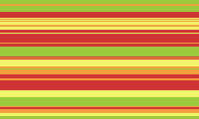 Vibrant horizontal stripes in red, green, yellow, and orange create a cheerful, dynamic pattern. Perfect for backgrounds, textiles, websites, or any project needing a playful, energetic vibe.