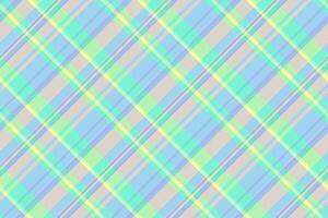 Pastel diagonal plaid pattern. A soft, cheerful design perfect for backgrounds, textiles, or stationery. This seamless texture evokes feelings of springtime and tranquility. vector