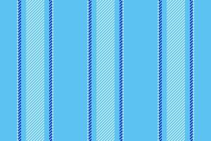 Coft lines background pattern, folk stripe fabric seamless. Foat textile texture vertical in cyan and light colors. vector