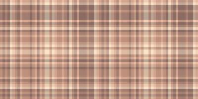 Subtle neutral plaid pattern in soft browns and creams. Perfect for backgrounds, textures, or textile designs. Evokes feelings of warmth and calm. Ideal for autumnal projects, fashion, or home decor. vector