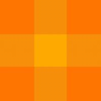 Vibrant orange and yellow plaid pattern. A seamless, classic design, perfect for backgrounds, textiles, or graphic elements. Ideal for fall, harvest, or retro themes. vector