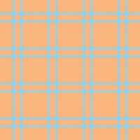 Pastel peach and light blue plaid pattern. Perfect for backgrounds, textiles, websites, and branding. Clean, simple, and versatile design evokes feelings of calm and serenity. vector