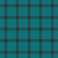 Classic plaid pattern in teal and charcoal. Great for backgrounds, design elements, or textile mockups. Timeless style for any project needing visual texture. vector