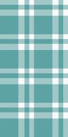 Sofa seamless texture pattern, britain background check tartan. Linear textile fabric plaid in cadet blue and snow colors. vector