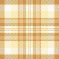 Elegant beige and white plaid pattern. Perfect for textile design, website backgrounds, or crafting projects. This subtle yet sophisticated texture evokes feelings of warmth and comfort. vector