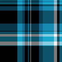 Modern plaid pattern in blues, blacks, and grays. A versatile geometric design perfect for backgrounds, textiles, or web graphics. Clean, contemporary, and visually appealing. vector