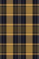 Quilt background seamless, velvet check plaid tartan. Table cloth fabric pattern texture textile in amber and dark colors. vector