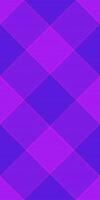 Vibrant purple and fuchsia diamond pattern. Striped texture adds depth visual interest. Perfect for backgrounds, textiles, or modern design projects. Evokes energy, style, and a playful aesthetic. vector