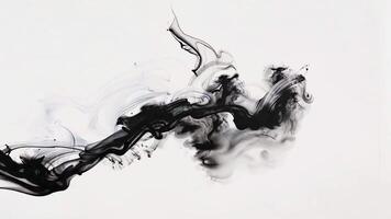 Dynamic Ink Flow Transition Matte video