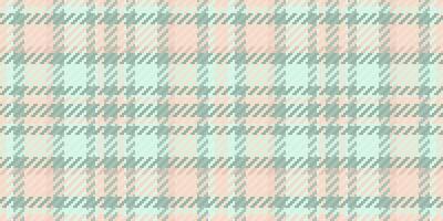 Pastel plaid pattern in peach and mint green. Perfect for textile design, fashion, home decor, or scrapbooking projects. This soft, elegant texture evokes feelings of calm and serenity. vector