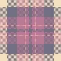 Detailed pixelated tartan pattern in muted tones. Adds a retro, vintage, or digital touch. Great for backgrounds, textures, or design elements. Versatile and timeless. vector