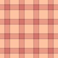 Subtle peach and rose plaid pattern. Perfect for backgrounds, textiles, or packaging design. Evokes feelings of warmth and comfort. Versatile and easily adaptable to various branding styles. vector