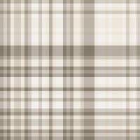 Neutral plaid pattern background. Soft beige and grey tones create a versatile, calming aesthetic. Ideal for textiles, design or abstract backdrop use. vector