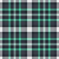 Fiber background fabric textile, french seamless check. Open pattern plaid tartan texture in dark and grey colors. vector