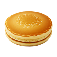 Tasty pancake collection with various toppings and fluffy filling png