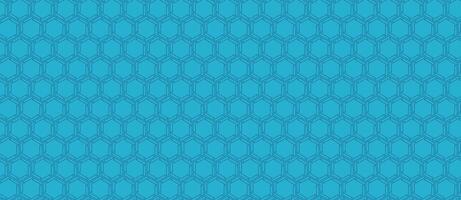Abstract teal hexagon pattern background. Perfect for website banners, presentations, or textile design. Repeatable geometric texture evokes concepts of connection, structure, and technology. vector