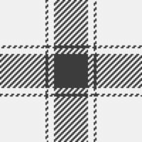 Stylish monochrome plaid pattern. Perfect for textile design, website backgrounds, or fashion illustrations. The minimalist black and white design offers versatility and a modern aesthetic. vector