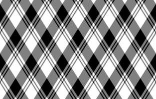Elegant monochrome plaid pattern. Perfect for textile design, website backgrounds, or fashion illustrations. The intersecting lines create a sophisticated and timeless aesthetic. vector