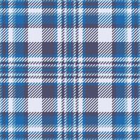 Classic blue tartan pattern. A timeless and versatile plaid texture for backgrounds, fashion, or design. Perfect for adding a touch of tradition. vector