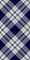 Elegant navy, gray, and blush plaid pattern. Perfect for textile design, fashion, website backgrounds, or any project needing a sophisticated, geometric texture. vector