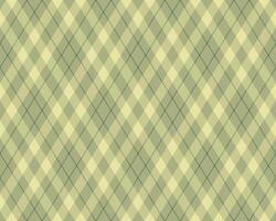 Elegant diagonal plaid pattern in muted greens and beige. Perfect for backgrounds, textile designs, or creating a subtle, sophisticated aesthetic. vector