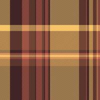 Warm autumnal plaid pattern in rich browns, reds, and golds. Perfect for fall fashion, home decor, or textile design projects. Evokes feelings of warmth, comfort, and rustic charm. vector
