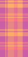 Bag plaid seamless, style background textile pattern. Easter tartan fabric texture check in red and pink colors. vector