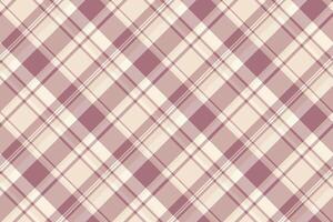 Elegant plaid pattern in muted mauve and beige. A classic design for backgrounds, textiles, or a touch of sophisticated charm. Versatile and timeless texture. vector